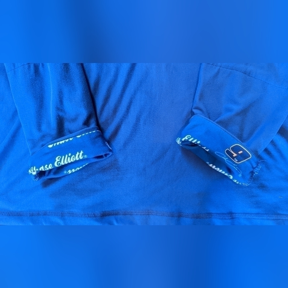 WOMEN'S Chase Elliott Concepts Sport Royal Recover Hoodie V-Neck NASCAR - Picture 5 of 5
